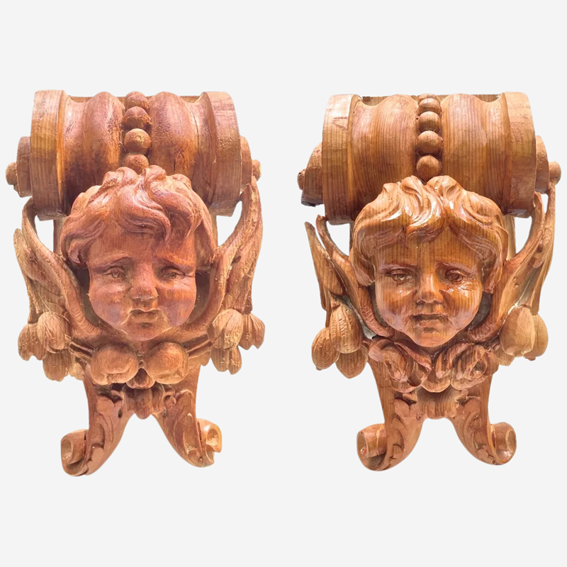 Pair Of Antique Carved Wood Corbels From Bristol-aeology-at-relic-antiques-pair-19th-c-pine-x7827cherubx7827-corbels-full-1a-2048-1010-3b2f72fc-f4f4f4-main-637631468499387871.png