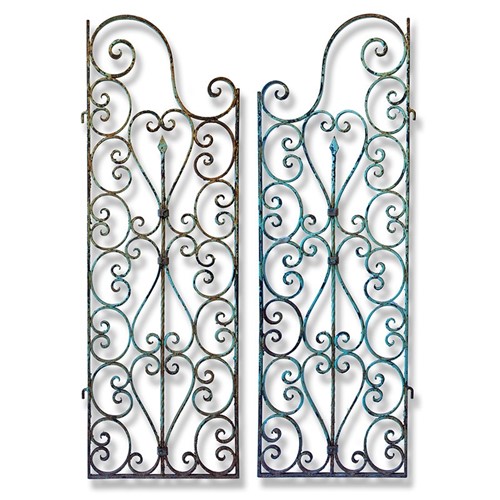 Pair Of Small 19Th Century French Iron Gates