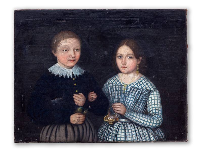 Early 19Th C. Oil Portrait In Oil From France Of A Brother & Sister-aeology-at-relic-antiques-relic-antiques-61476-main-637195243044661031.jpg
