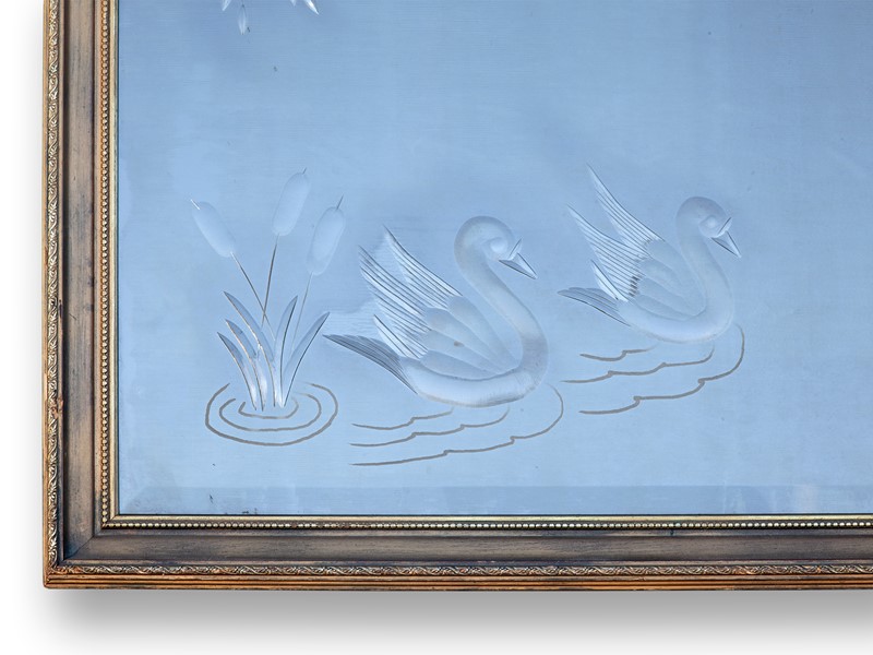60'S Brilliant Cut Pub Mirror With Swans & Lillies-aeology-at-relic-antiques-relic-antiques-70291-main-637422713375458464.jpg
