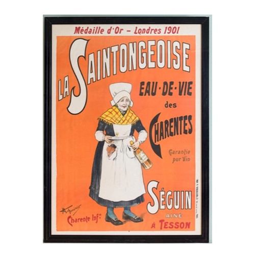 'La Saintongeoise'  Vintage French Litho Poster 