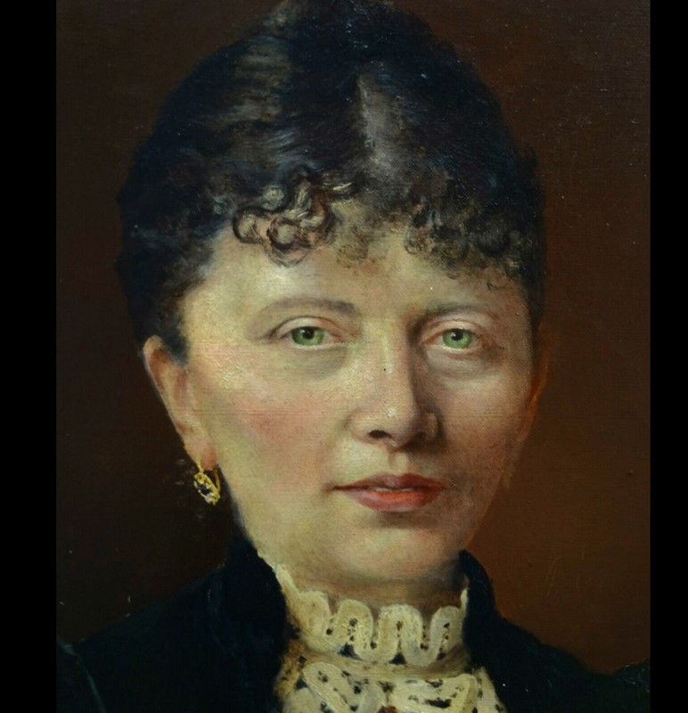 19thC.Signed Oil Portrait of a Parisienne.-aeology-at-relic-antiques-womannn-main-637172901832681122.jpg
