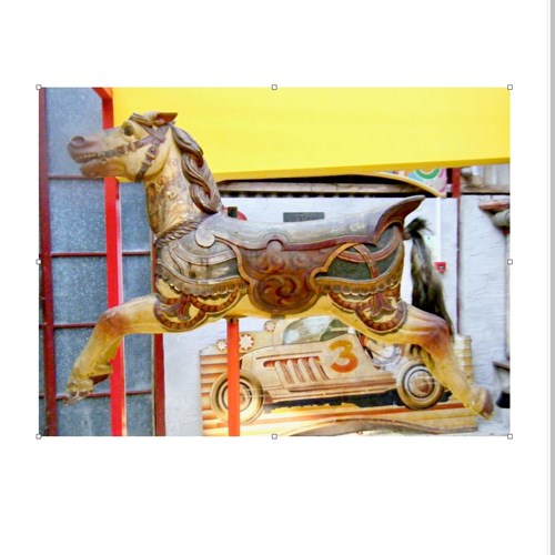 Exceptional Carousel Horse By Orton & Spooner In Original Factory Paint 