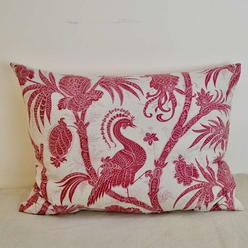 Bird Indienne Cushion French 19Th Century