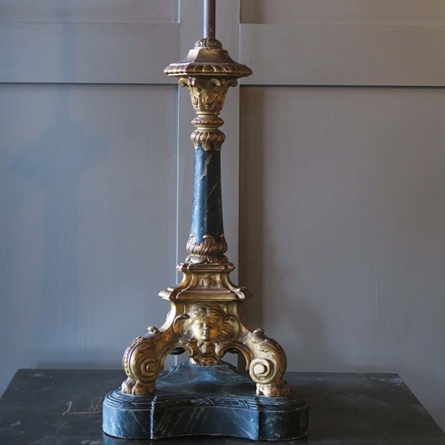 Venetian candle stick, c1730, Italy