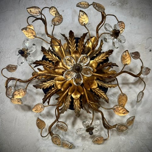 Pair Ceiling Lights/Sconces, C1950, Italy