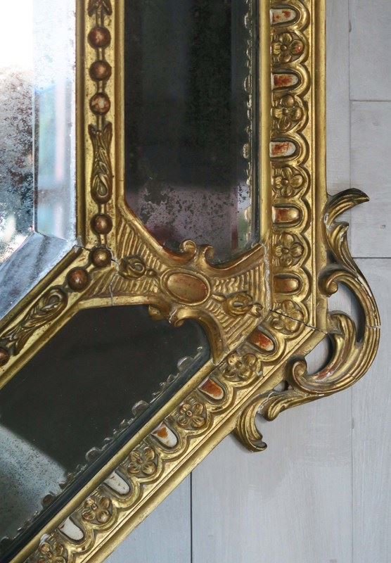 19Th Century Gilt Cushion Mirror, France-alex-macarthur-img-8665-main-638221960071780244.jpg
