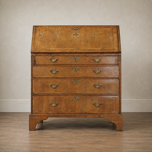 Early Georgian Walnut Bureau