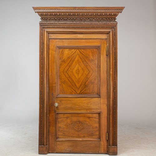 Walnut Door With Surround