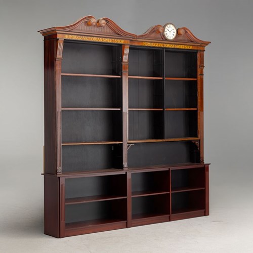 Mahogany Victorian Sweet Shop Backfitting
