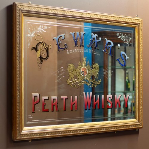 Dewar's Perth Whisky Pub Mirror 