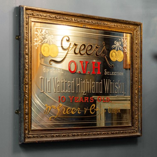 Greer's Old Highland Whisky Mirror