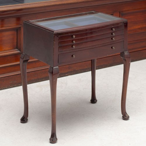 Mahogany Jeweller's Cutlery Cabinet