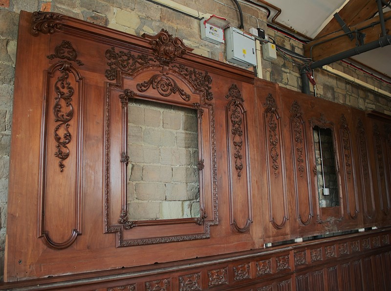 Antique mahogany Rococo and linenfold screen-andy-thornton-atvmpab0105a-main-637093380416298653.JPG