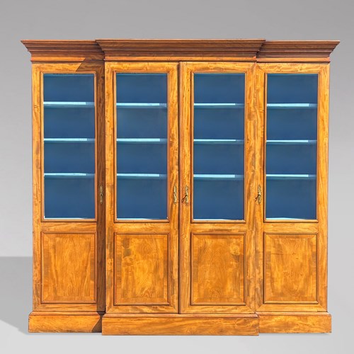 19Th C French Louis Philippe Walnut Bookcase