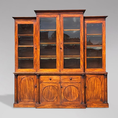 William IV Mahogany Library Bookcase