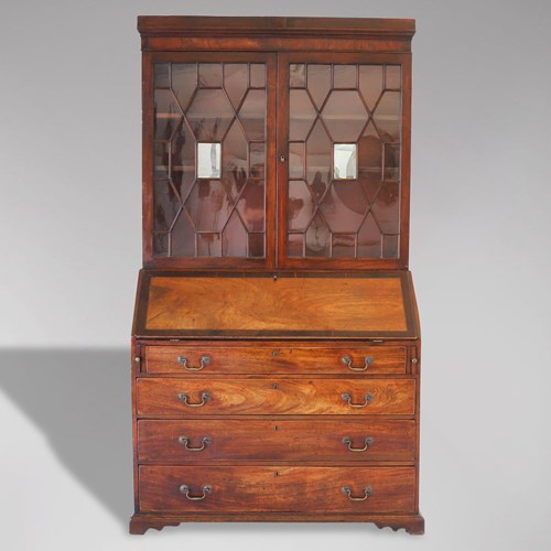 18Th C Georgian Country House Bureau Bookcase