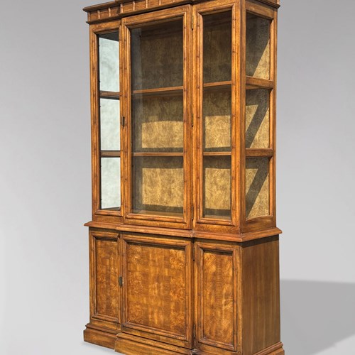 Mid-Century Walnut Display Cabinet 