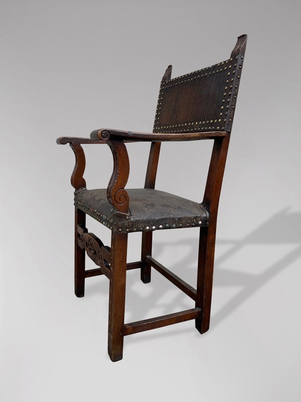 17th C Spanish Walnut and Leather Armchair-anthony-short-antiques-xchairs-1333-main-637941282438395575.jpg
