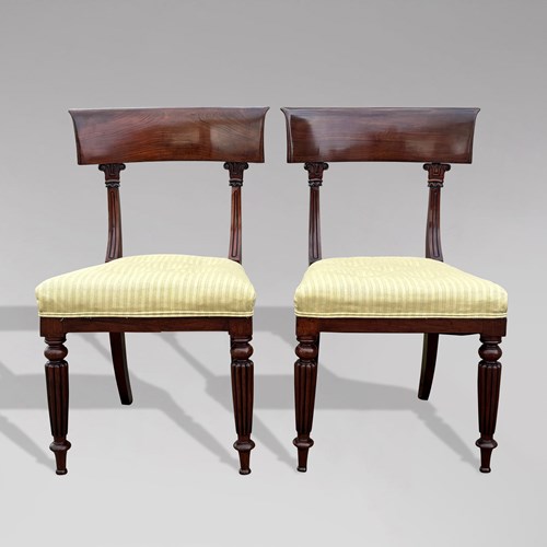 Pair Of William IV Period Mahogany Side Chairs
