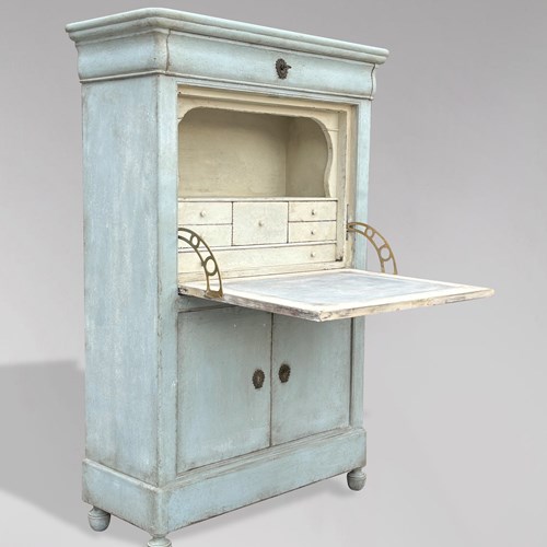 French Painted Escritoire Bureau