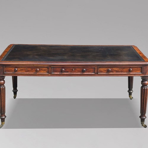 18Th C George III Mahogany Writing Table