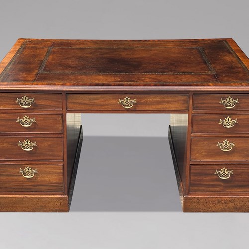 18Th C Georgian Partners Desk
