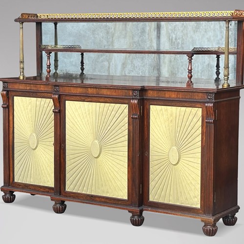 Large Regency Period Rosewood Chiffonier 