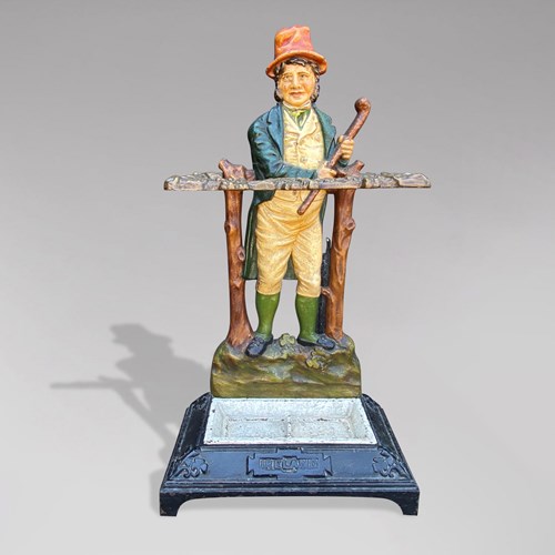 Victorian Painted Cast Iron Stick Stand