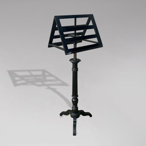 French Ebonised Duet Music Stand