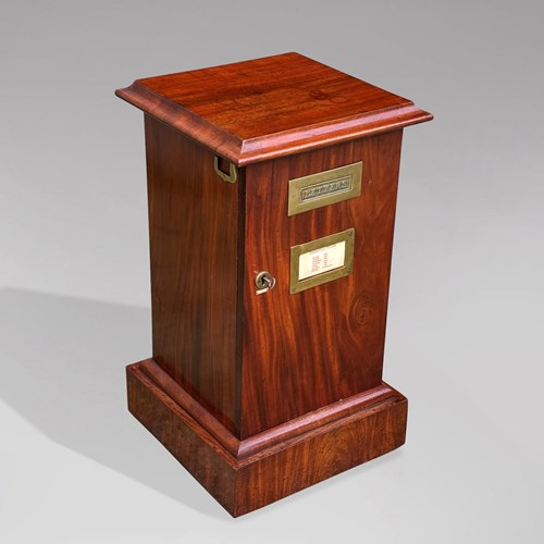 Victorian Mahogany Country House Letter Box