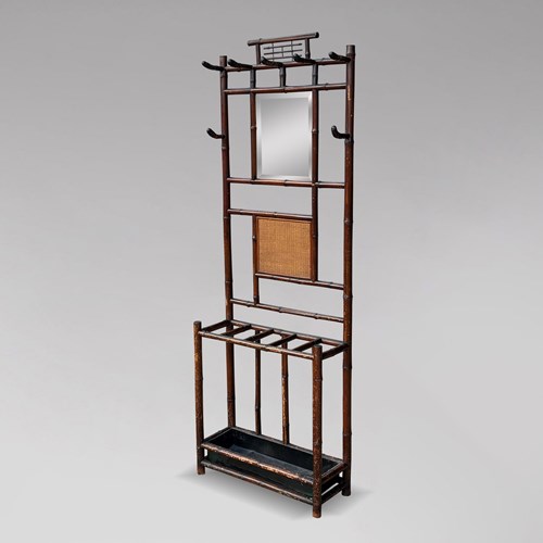 Victorian Bamboo Hall Stand