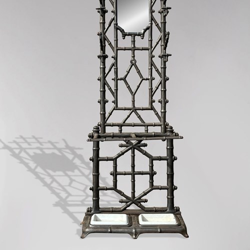 French Cast Iron Hallstand By Deville Pailliette