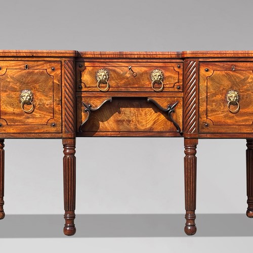 Georgian Mahogany & Ebony Inlay Sideboard