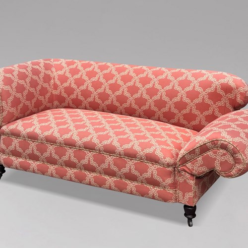 Victorian Period Upholstered Drop-End Sofa