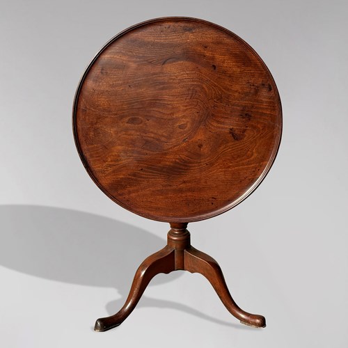 18Th C George III Mahogany Tripod Table