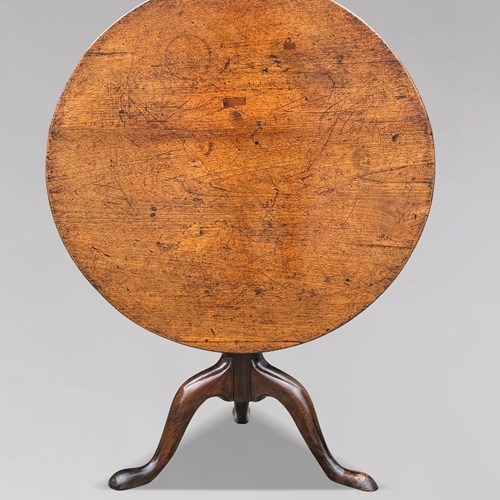 18Th C George III Mahogany Tripod Table