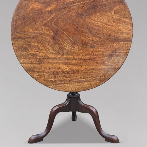 18Th C George III Period Mahogany Tripod Table