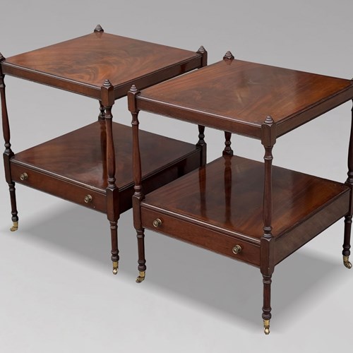 Pair Of Mahogany Side Tables
