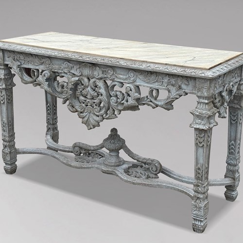 Louis XIV Style Painted Console