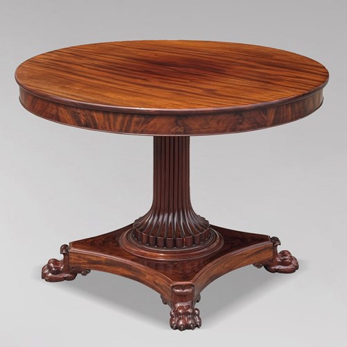 French Charles X Mahogany Centre Table