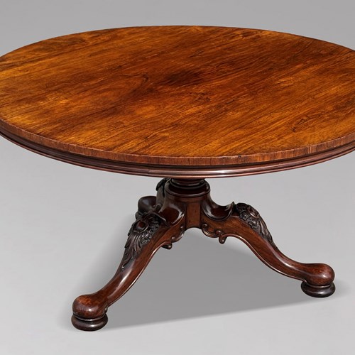 William IV Period Rosewood Centre Table