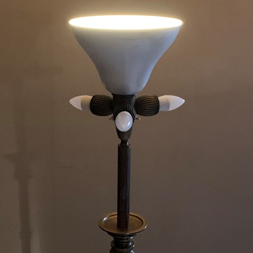 Early 20Th Century Uplighter Floor Lamp By Sciolari