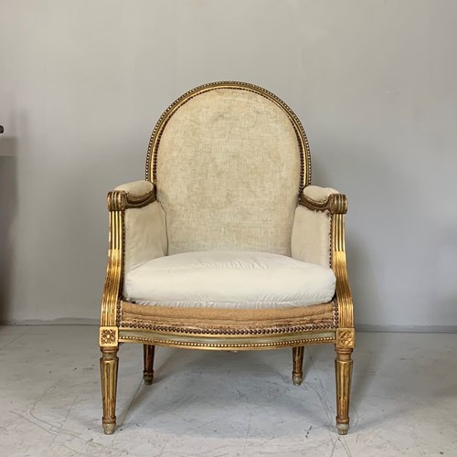 French Louis XVI Deconstructed Chair Original Finish