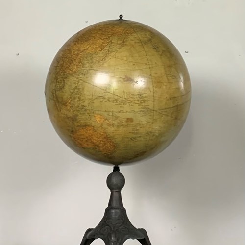 Substantial Size Library Terrestrial Globe 