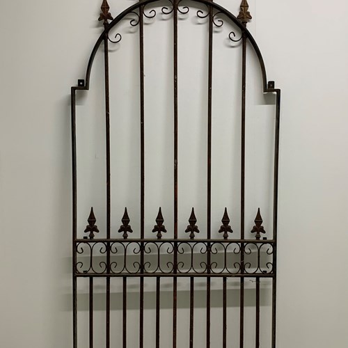 19Th C Reclaimed Architectural Cast Iron Gate