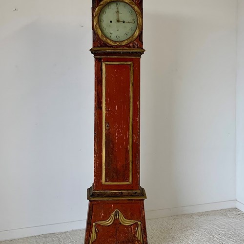 18Th Century Danish Bornholm Long Case Clock