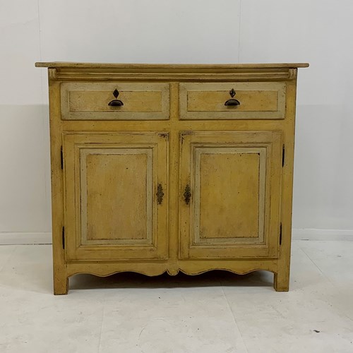 Artisan Painted French House Keepers Cabinet