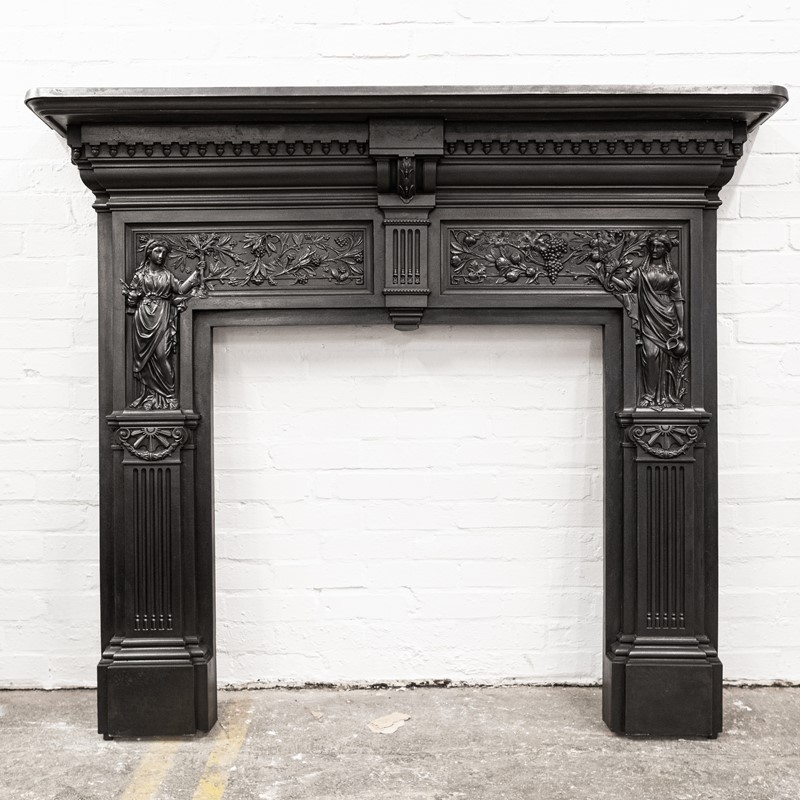 Antique Peace and Plenty Cast Iron Fireplace -antique-fireplaces-london-antique-cast-iron-fireplace-surround-1-main-637740523404835218.jpg