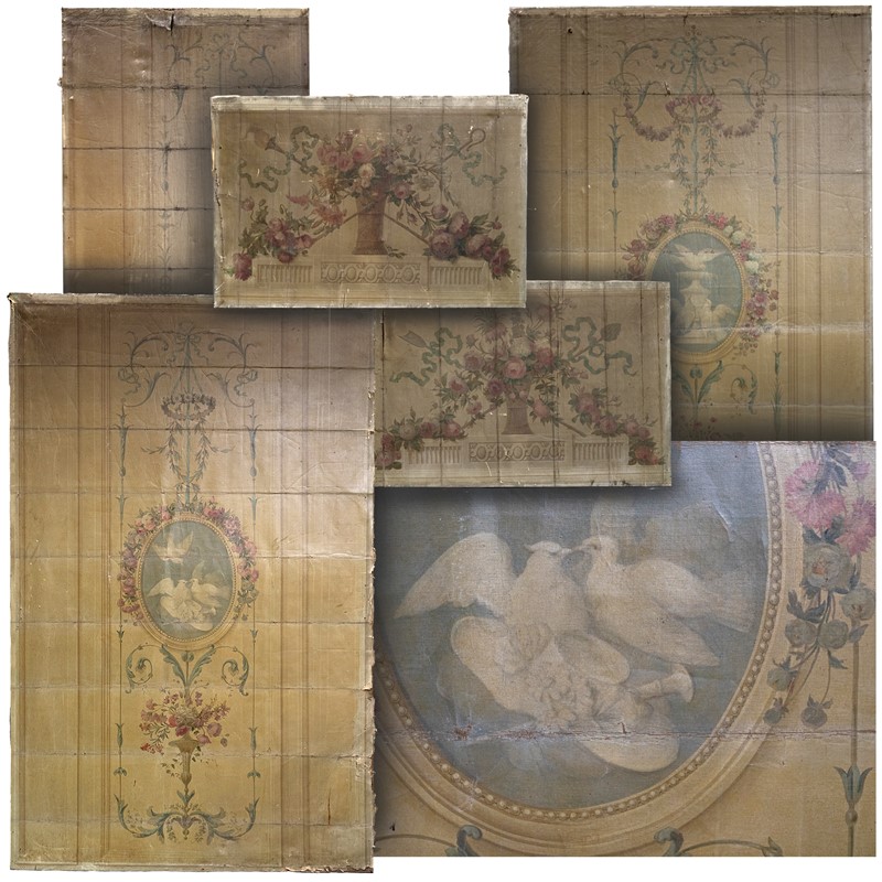 Antique George III painted panels-antique-fireplaces-london-antique-oil-on-canvas-main-637449429635159890.jpg